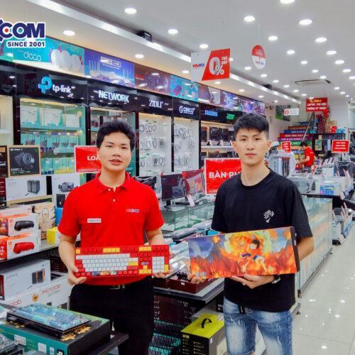 KHLMC Bàn phím caơ AKKO 3108 RF One Piece - Luffy (AKKO switch v3 - Cream Yellow)