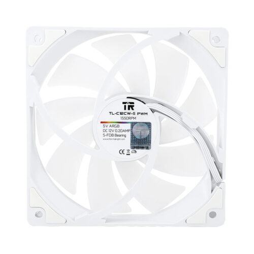 Fan Case Tản Nhiệt Thermalright TL-C12C-S White-PWM ARGB (Màu trắng/hộp 3 quạt)
