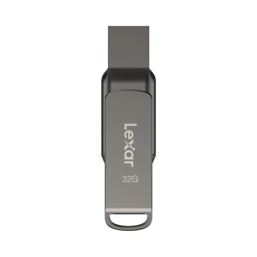 USB LEXAR 32GB JumpDrive D400 OTG USB 3.1 Type C Titanium (USB 3.1_LJDD400032G-BNQNG)