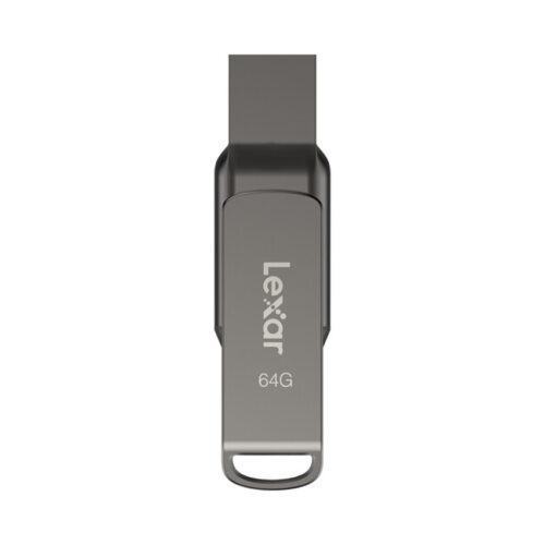 USB LEXAR 64GB JumpDrive D400 OTG USB 3.1 Type C Titanium (USB 3.1_LJDD400064G-BNQNG)