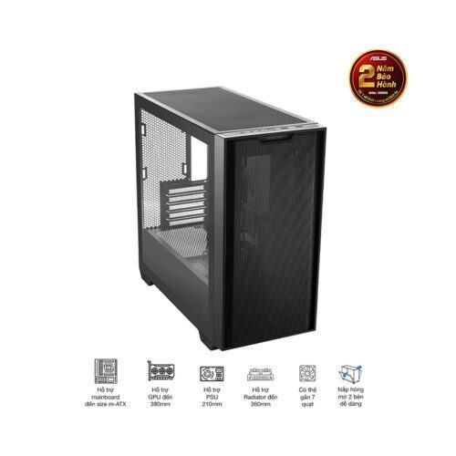 Vỏ Case ASUS A21 BLK (Mid Tower / Màu Đen )
