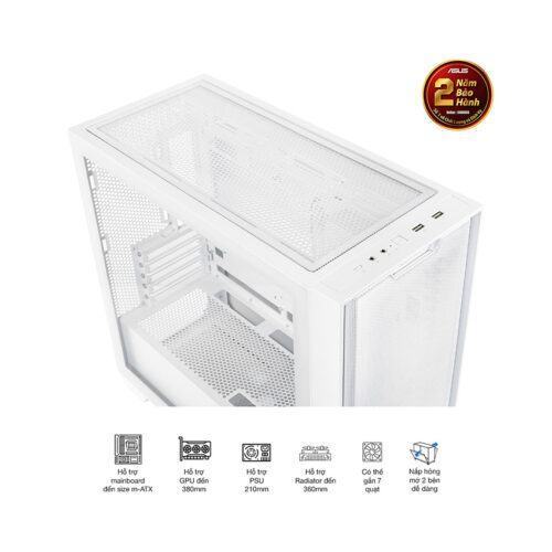 Vỏ Case ASUS A21 WHT (Mid Tower / Màu Trắng)