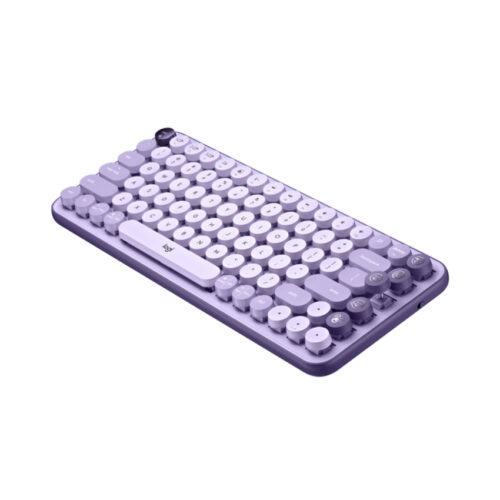 Bàn phím không dây Logitech Pop Keys TÍM (LAVENDER) 920-011227