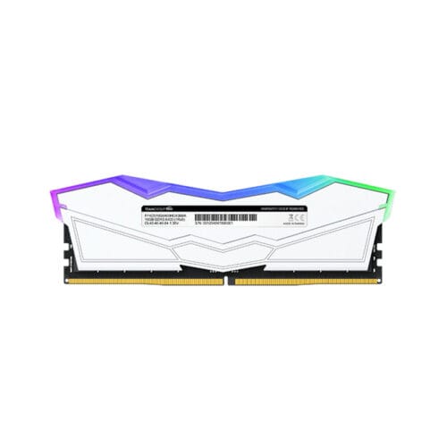 Ram Desktop TEAMGROUP VULCAN RGB White (FF4D516G6000HC38A01) 16GB (1x16GB) DDR5 6000MHz