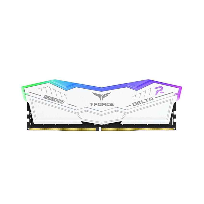 Ram Desktop TEAMGROUP DELTA RGB White (FF4D516G6000HC38A01) 16GB (1x16GB) DDR5 6000MHz