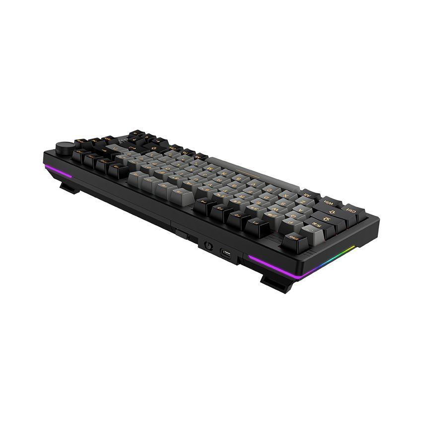 Bàn phím cơ Dareu EK75 PRO TRI-MODE Black-Golden _Dream switch