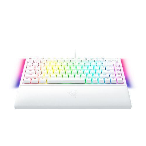 Bàn phím cơ có dây Razer BlackWidow V4 75% RGB White Edition