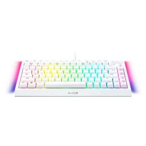 Bàn phím cơ có dây Razer BlackWidow V4 75% RGB White Edition