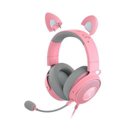 Tai nghe gaming có dây Razer Kraken Kitty V2 Pro 2023 Edition RGB Pink _ RZ04-04510200-R3M1