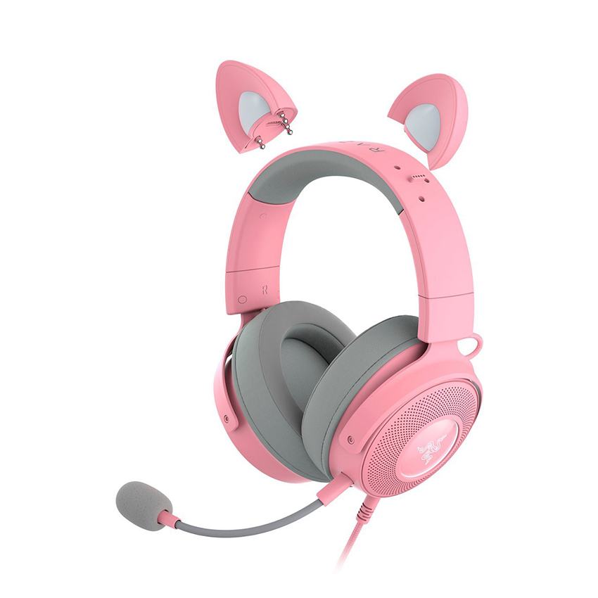 Tai nghe gaming có dây Razer Kraken Kitty V2 Pro 2023 Edition RGB Pink _ RZ04-04510200-R3M1
