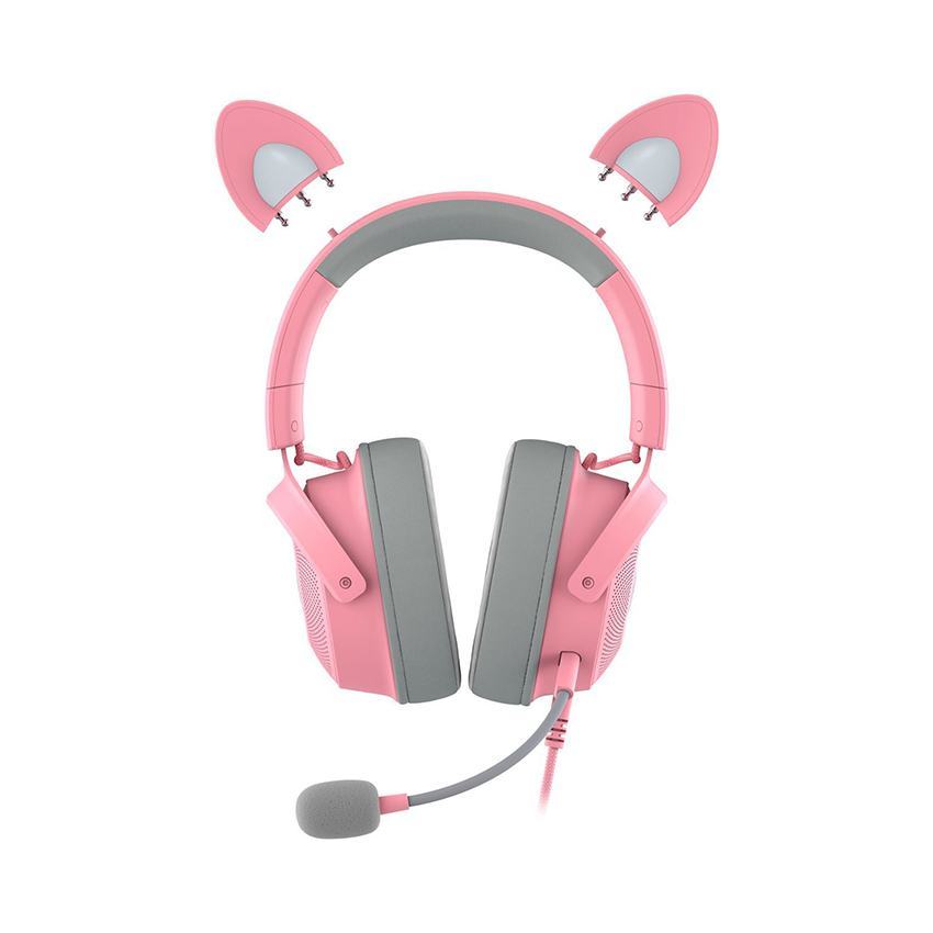 Tai nghe gaming có dây Razer Kraken Kitty V2 Pro 2023 Edition RGB Pink _ RZ04-04510200-R3M1