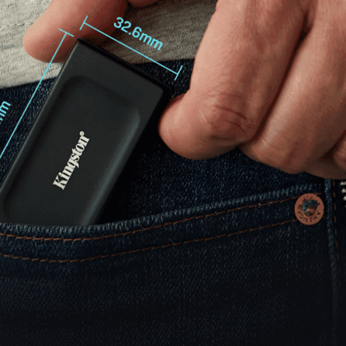 Ổ cứng di động Kingston SSD 1000GB USB 3.2 Gen 2 SXS1000/1000G