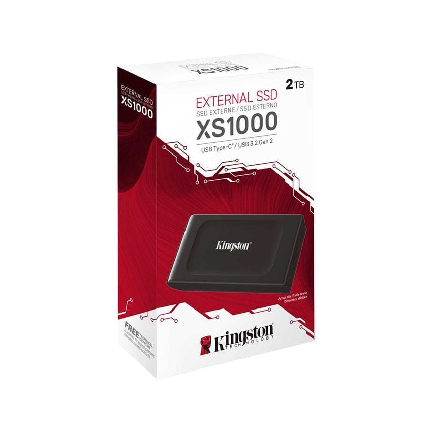 Ổ cứng di động Kingston SSD 2000GB USB 3.2 Gen 2 SXS1000/2000G