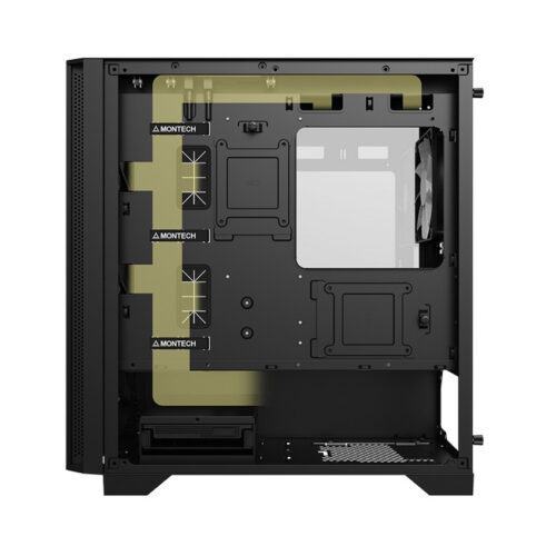 Vỏ Case MONTECH Air 100 Lite Black (MATX/Mid Tower/Màu Đen)