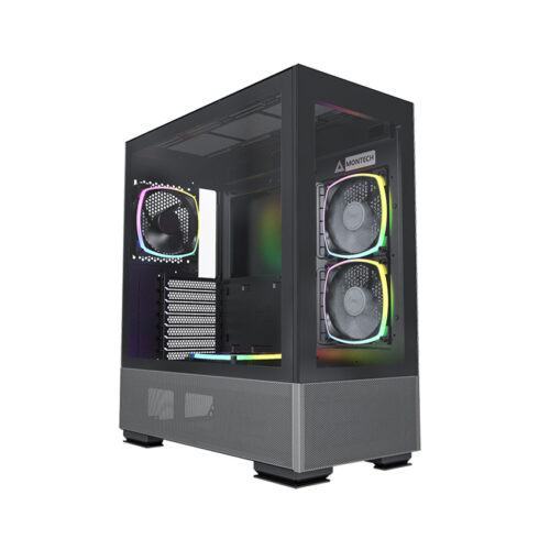 Vỏ Case MONTECH SKY TWO BLACK (ATX/Mid Tower/Màu Đen/4 Fan Argb)