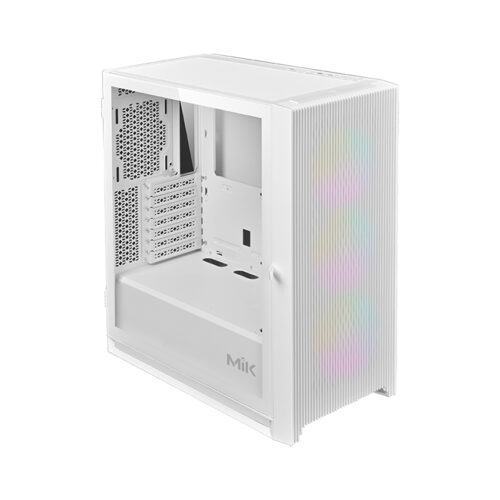 Vỏ Case MIK STORM 360 WHITE - 3FA (ATX/Mid Tower/Màu Trắng/3Fan ARGB)