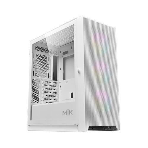 Vỏ Case MIK STORM 360 WHITE - 3FA (ATX/Mid Tower/Màu Trắng/3Fan ARGB)