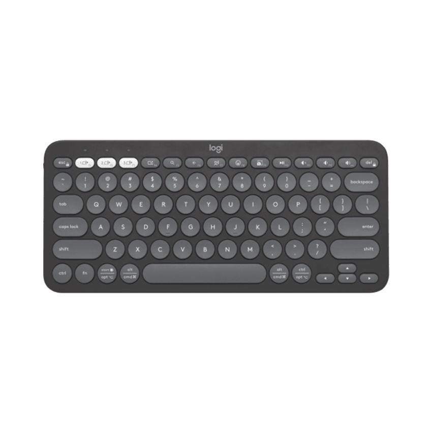 Bàn phím không dây Logitech Pebble keys 2 K380s Màu Đen (Wireless/Bluetooth) _ 920-011753
