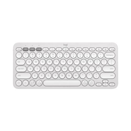 Bàn phím không dây Logitech Pebble keys 2 K380s Màu Trắng (Wireless/Bluetooth) _ 920-011754