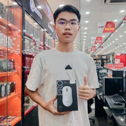 KHLMC Chuột Gaming không dây Logitech Pro X Superlight 2 Lightspeed White