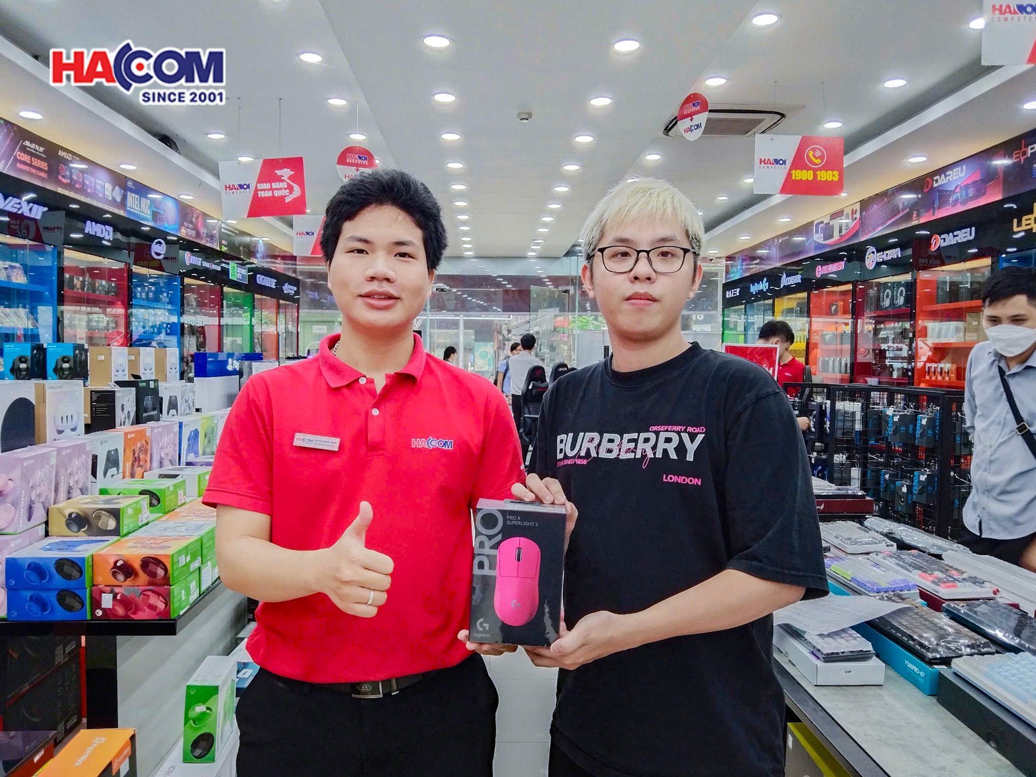 KHLMC Chuột Gaminga không dây Logitech Pro X Superlight 2 Lightspeed Maghenta