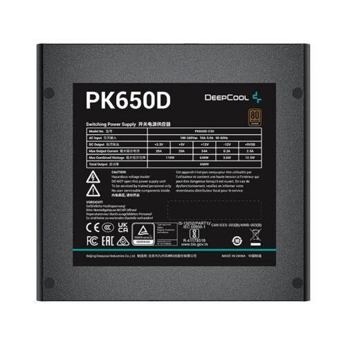 Nguồn DeepCool PK650D 650W 80PLUS BRONZE