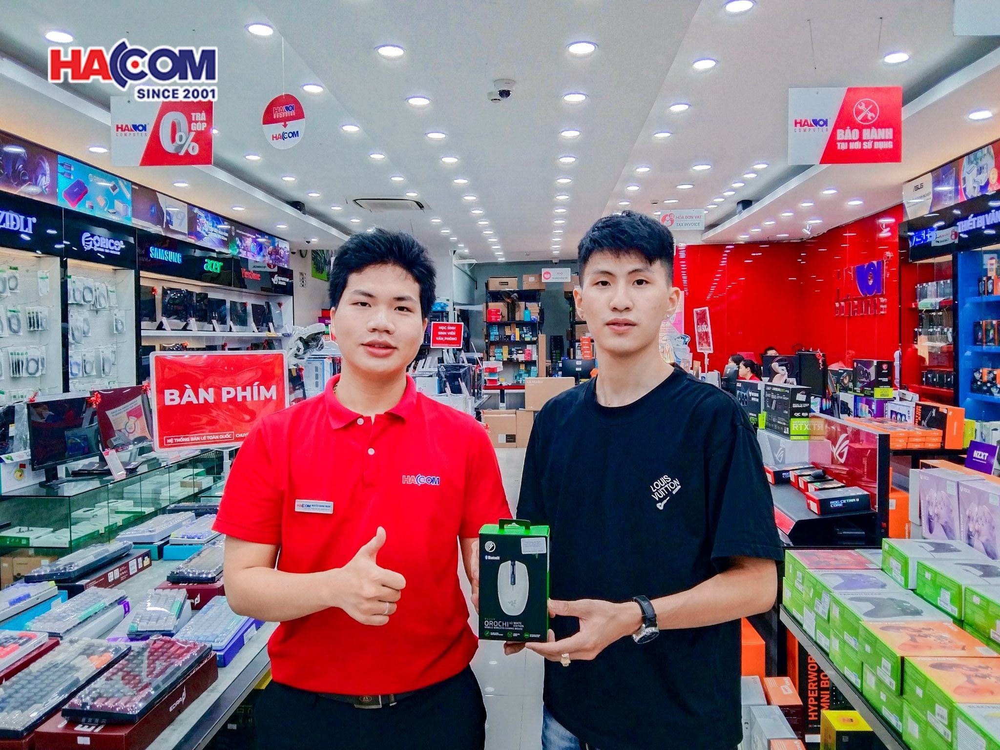 KHLMC Chuột không dây Razer Orochi V2 - White Edition _ RZ01-03730400-R3A1