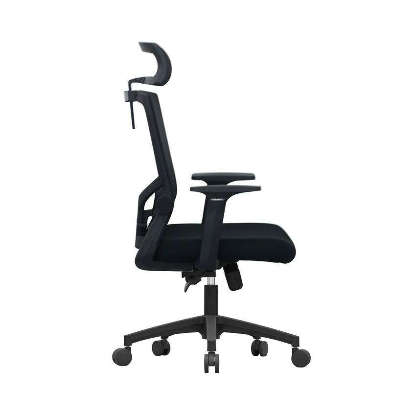 Ghế công thái học E-DRA EEC216 MÀU ĐEN (chân nhựa)