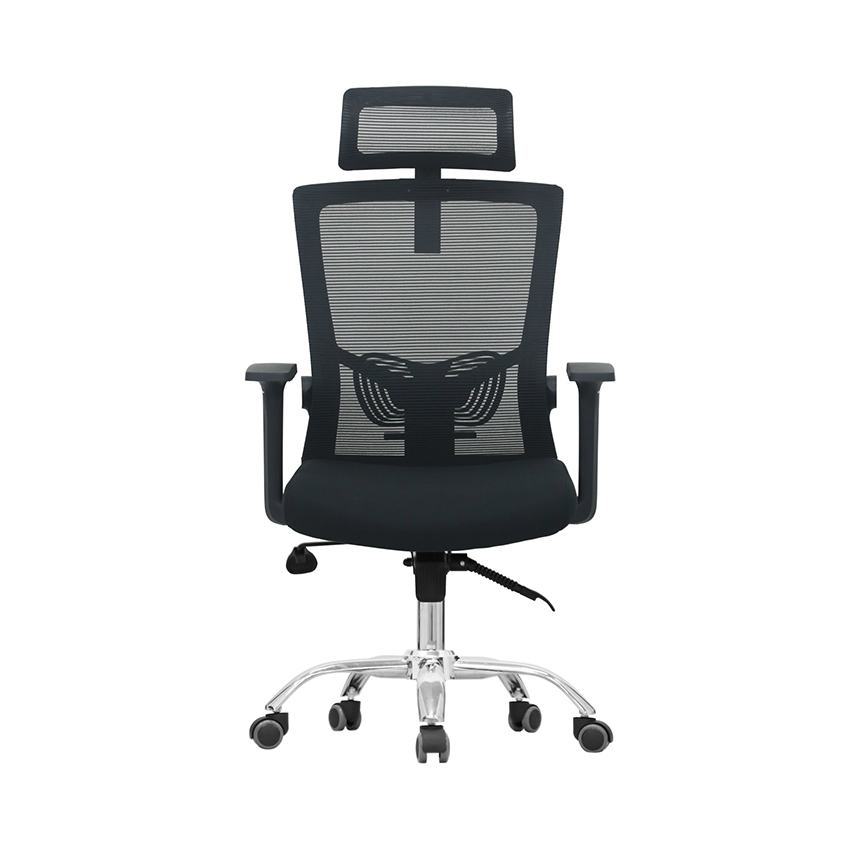 Ghế công thái học E-DRA EEC216 MÀU ĐEN (chân sắt)