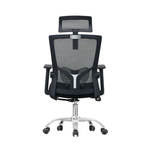 Ghế công thái học E-DRA EEC216 MÀU ĐEN (chân sắt)