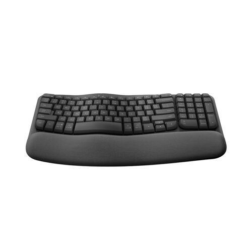 Bàn phím không dây Logitech Wave Keys Ergonomic Graphite