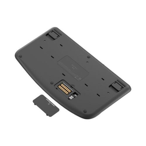 Bàn phím không dây Logitech Wave Keys Ergonomic Graphite