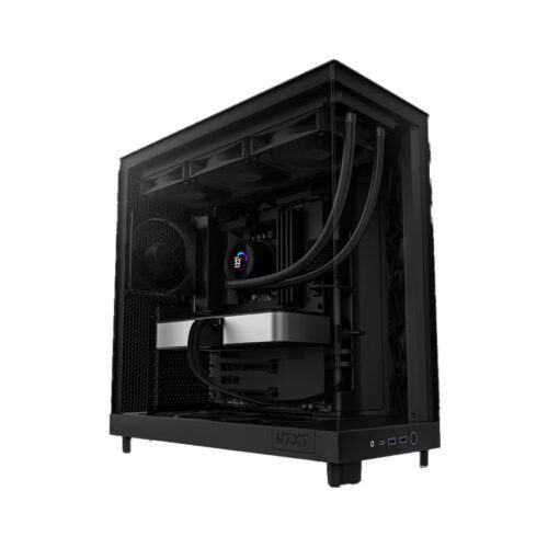 Vỏ máy tính NZXT H6 FLOW ALL BLACK (ATX/Mid Tower/Màu Đen)