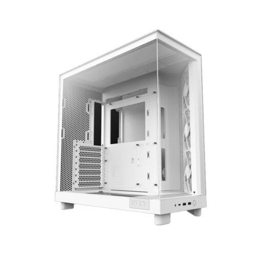 Vỏ máy tính NZXT H6 FLOW ALL WHITE (ATX/Mid Tower/Màu Trắng)