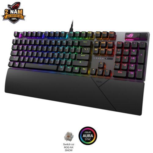 Bàn phím Gaming ASUS ROG STRIX SCOPE II NX USB/Snow SW/ABS/ĐEN