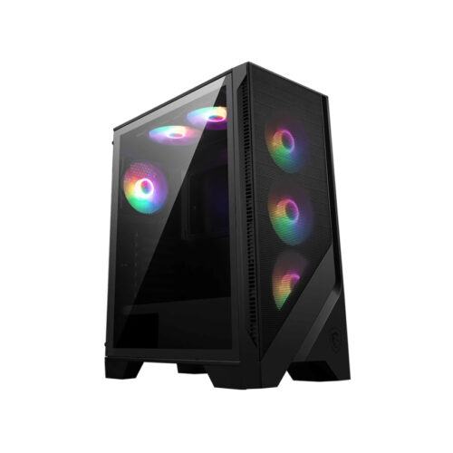 Vỏ case MSI MAG FORGE 120A AIRFLOW (Mid Tower/Màu Đen/Tặng 6 fan RGB)