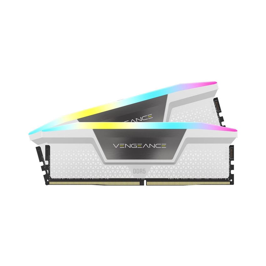 Ram Desktop Corsair Vengeance RGB White Heatspreader (CMH32GX5M2E6000C36W) 32GB (2x16GB) DDR5 6000MHz