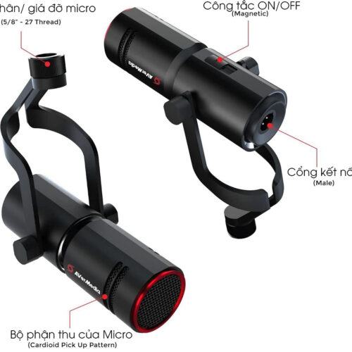 Microphone AverMedia Live Streamer MIC 330 - AM330