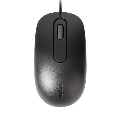 Chuột Có dây Rapoo N200 (Màu đen, kết nối USB)