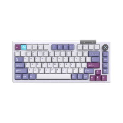 Bàn phím cơ Darmoshark Top75 White 3 mode (Có dây + Wireless 2.4GHz + Bluetooth 5.0)