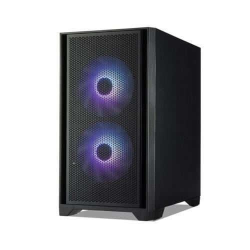 Vỏ Case MIK MORAX 3FA BLACK (Mini Tower/ Màu Đen/ 3 fan)