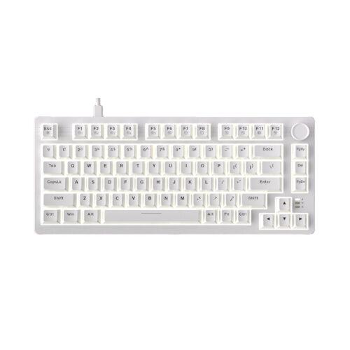Bàn phím cơ DAREU EK75 Full white _Firefly switch