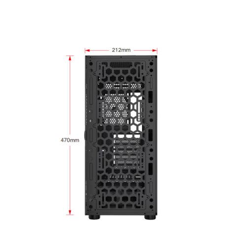 Vỏ case KENOO ESPORT EM700- 3F - Đen