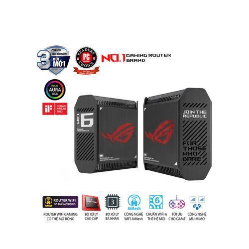 Bộ phát wifi mesh ASUS ROG Rapture GT6 (B-2-PK)
