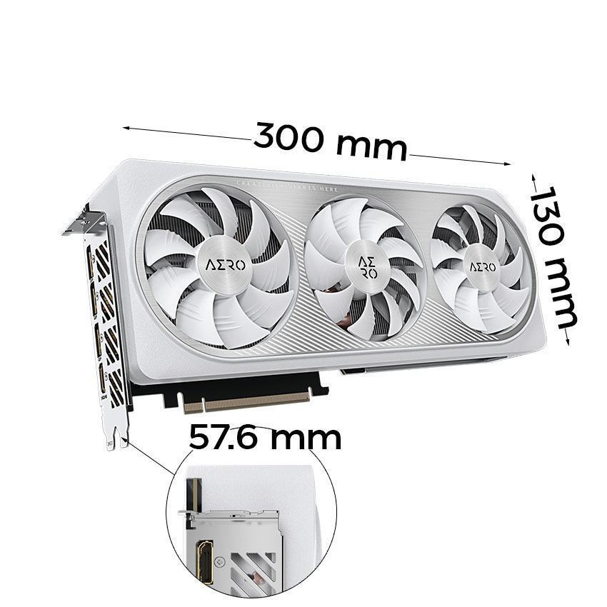 Card màn hình Gigabyte RTX 4070 Ti SUPER AERO OC-16G