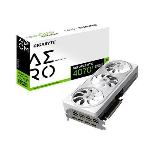 Card màn hình Gigabyte RTX 4070 Ti SUPER AERO OC-16G