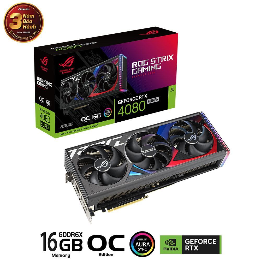 Card màn hình Asus ROG STRIX RTX 4080 SUPER-O16G-GAMING