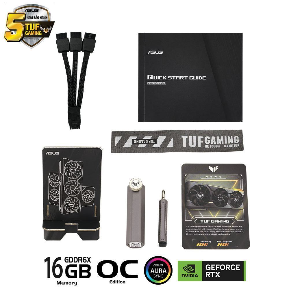 Card màn hình Asus TUF RTX 4080 SUPER-O16G-GAMING