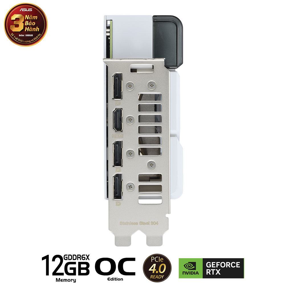 Thêm sp mới Tạo sp tương tự Danh sách sp Xem tại website Cho hiển thị Card màn hình Asus DUAL RTX 4070 SUPER-O12G WHITE
