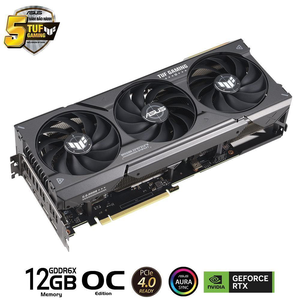 Card màn hình Asus TUF RTX 4070 SUPER-O12G GAMING
